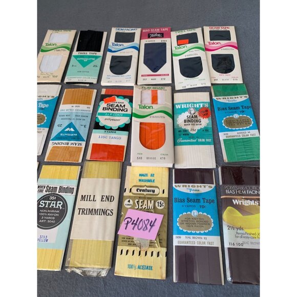 Vintage Twill Tape & Seam Binding Collection - Talon Wrights Star 3 Yards Assort - Picture 6 of 6